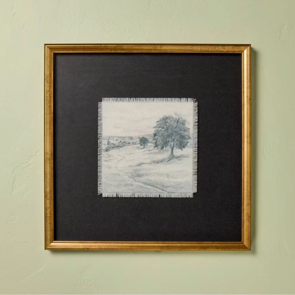 18"x18" Matte Black Landscape
Framed Wall Art - Hearth & Hand - Picture 4 of 6
